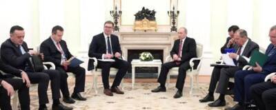Глава МИД Сербии Селакович назвал историческим газовый договор Путина и Вучича