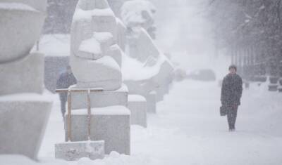 Из-за снегопада в Башкирии объявлено штурмовое предупреждение