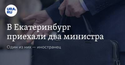 В Екатеринбург приехали два министра. Один из них — иностранец
