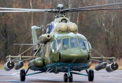 Вертолетчики ЗВО уничтожили объекты инфраструктуры условного противника на полигоне в Ленобласти