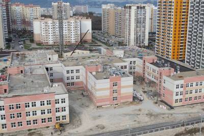В Новороссийске на 63% готова самая большая строящаяся школа