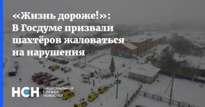 Владимир Гутенев - «Жизнь дороже!»: В Госдуме призвали шахтёров жаловаться на нарушения - nsn.fm