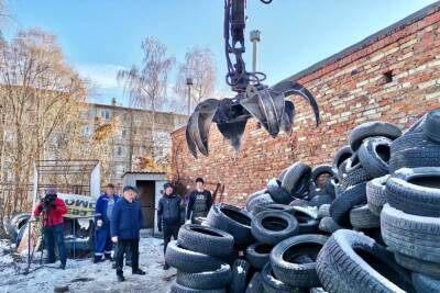 В Тульской области более 150 тонн автомобильных покрышек отправили на утилизацию