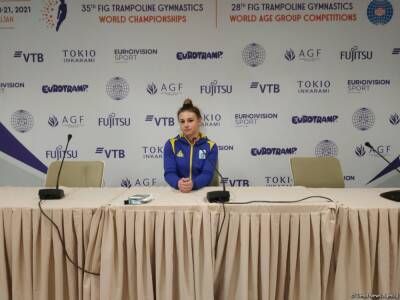 На Всемирных соревнованиях среди возрастных групп в Баку созданы отличные условия – украинская гимнастка