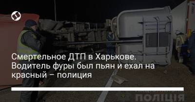 Смертельное ДТП в Харькове. Водитель фуры был пьян и ехал на красный – полиция