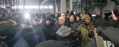 Александр Лукашенко прибыл в лагерь мигрантов на границе с Польшей