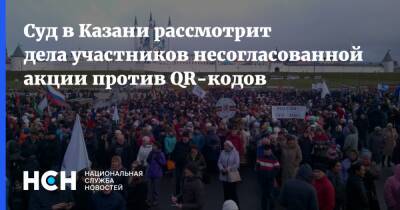Суд в Казани рассмотрит дела участников несогласованной акции против QR-кодов