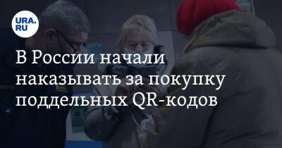 В России начали наказывать за покупку поддельных QR-кодов
