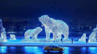 Установку инсталляции «Полярные медведи» в Москве завершат на следующей неделе