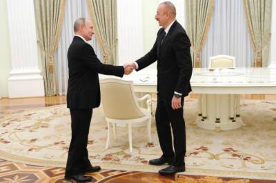 Путин заявил, что партнерство РФ и Азербайджана развивается успешно