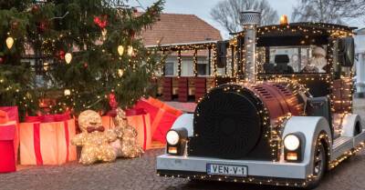 В этом году по улицам Вентспилса также будет ездить Рождественский поезд