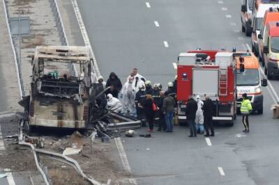 Число погибших в ДТП с автобусом в Болгарии увеличилось до 45
