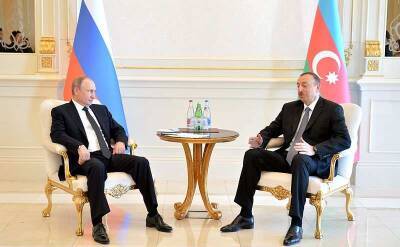 Путин и Алиев обсудили роль миротворцев РФ в Нагорном Карабахе