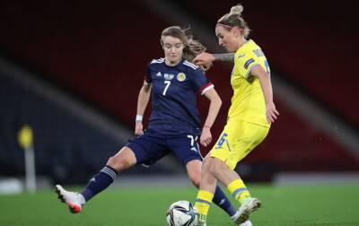 Женская сборная Украины упустила победу в игре с Шотландией в квалификации ЧМ-2023