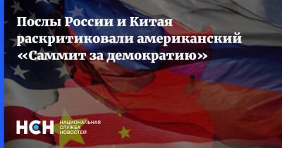 Послы России и Китая раскритиковали американский «Саммит за демократию»