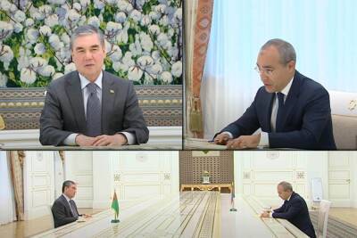 Бердымухамедов и министр экономики Азербайджана второй раз за неделю обсудили экспорт углеводородов