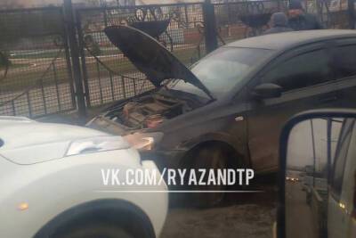 На Московском шоссе в Рязани из-за аварии собралась пробка