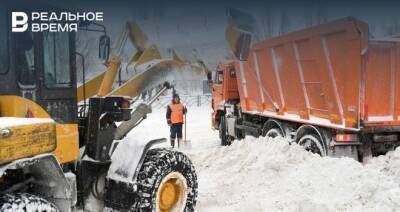 На уборку снега в Казани вышли 476 рабочих и 177 единиц спецтехники