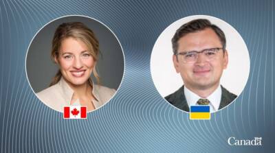 Кулеба обсудил с главой МИД Канады укрепление безопасности Украины