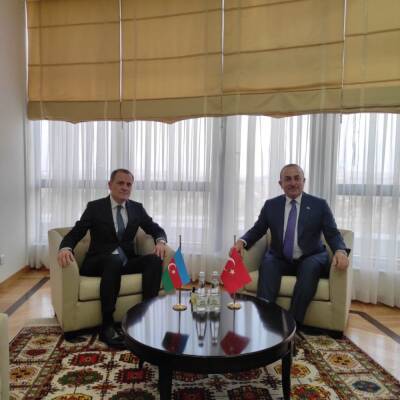 Состоялась встреча глав МИД Азербайджана и Турции