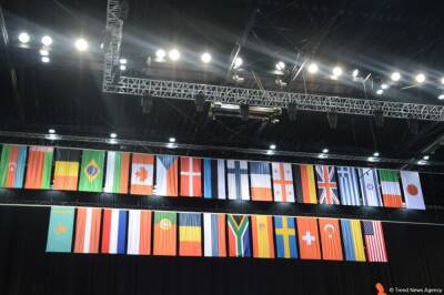 Всемирные соревнования среди возрастных групп в Баку – определились победители в синхронных прыжках на батуте