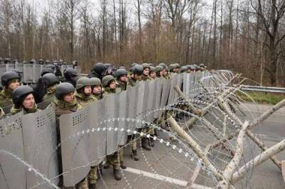 Госпогранслужба Украины завершила учения на границе с Белоруссией