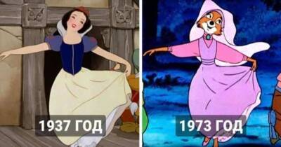 19 кадров, которые Disney использовал в своих мультфильмах по нескольку раз (20 фото)
