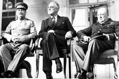 И.В.Сталин - Уинстон Черчилль - 28 ноября 1943 года в Тегеране открылась конференция «Большой Тройки», ее участниками стали руководители СССР, США, Великобритании - argumenti.ru - США - Англия - Германия - Франция - Тегеран