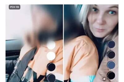 Депутат из Гатчины посадила ребенка за руль на заснеженной дороге
