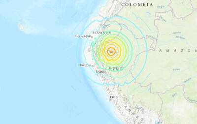 На севере Перу зафиксировали землетрясение магнитудой 7,5 - korrespondent.net - США - Украина - Киев - Эквадор