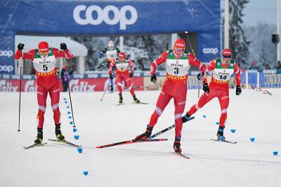 Российские лыжники заняли весь пьедестал на соревнованиях в Финляндии