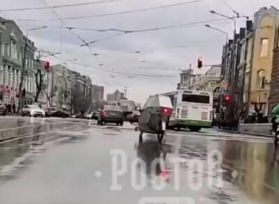 В Ростове было замечено необычное транспортное средство