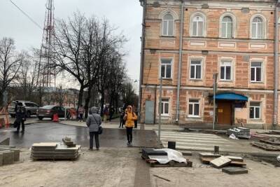 Новгородцы раскритиковали новую зебру на Ильиной улице