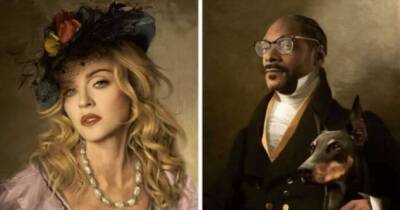 Французский художник добавляет современных знаменитостей на классические картины