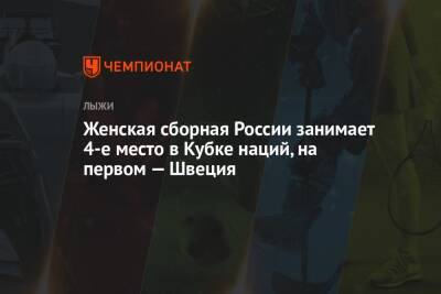 Женская сборная России занимает 4-е место в Кубке наций, на первом — Швеция