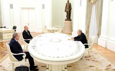 Встреча Путина, Пашиняна и Алиева состоялась в Сочи, итоги встречи, о чем договорились