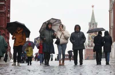 В Москве и области объявлен жёлтый уровень погодной опасности из-за дождя и ветра