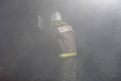 В Ивановской области возгорание бани тушили 15 человек