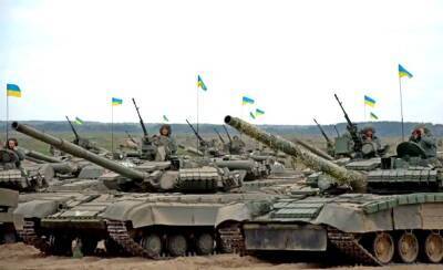 «Погоним трусливых русских»: ВСУ показали бронетанковую бригаду, готовую к нападению на Донбасс