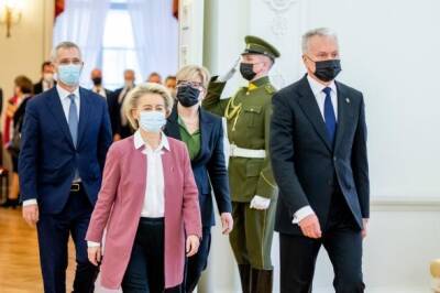 Стало известно, что обсудил президент Литвы с генсеком НАТО и главой ЕК