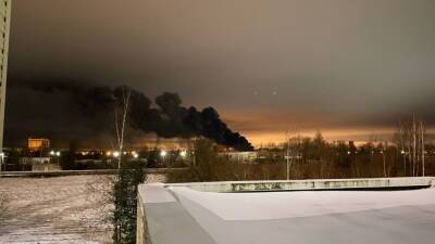 В Ленинградской области горит «Фанема»