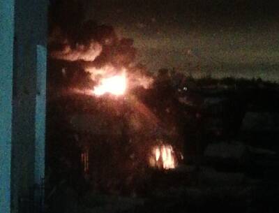 Фото: на фабрике «Фанема» в Коммунаре произошел пожар – площадь огня составила 2000 квадратов