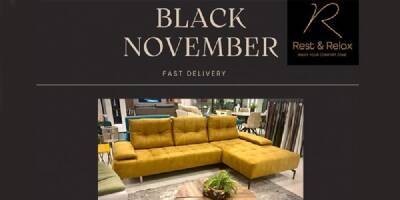 «Черный ноябрь» в Rest & Relax: мебель за полцены от поставщика с быстрой доставкой