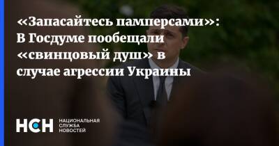 «Запасайтесь памперсами»: В Госдуме пообещали «свинцовый душ» в случае агрессии Украины
