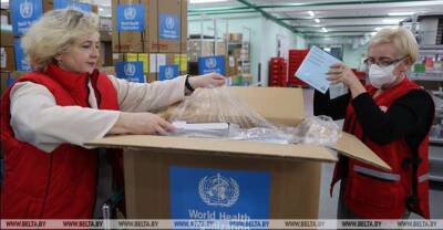 WHO humanitarian cargo arrives in Belarus