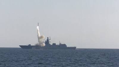 Фрегат «Адмирал Горшков» выполнил пуск гиперзвуковой ракеты