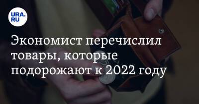 Экономист перечислил товары, которые подорожают к 2022 году