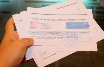 В Азербайджане утверждены формы сертификатов COVID-19