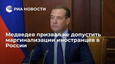 Зампред Совбеза Медведев предупредил об опасности появления в России этнических анклавов