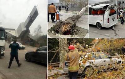 Фахреттина Коджи - Ураган в Стамбуле: десятки раненых, есть погибшие - korrespondent.net - Украина - Турция - Анкара - Стамбул